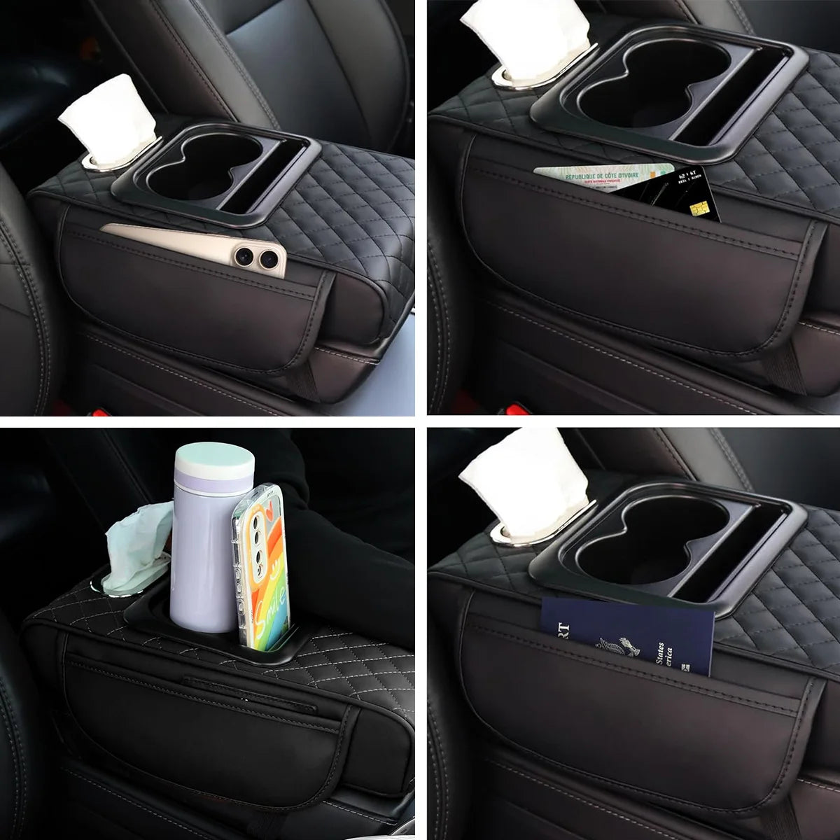 PRAKTIKO CarMate™ — Multifunctional Car Seat Organizer