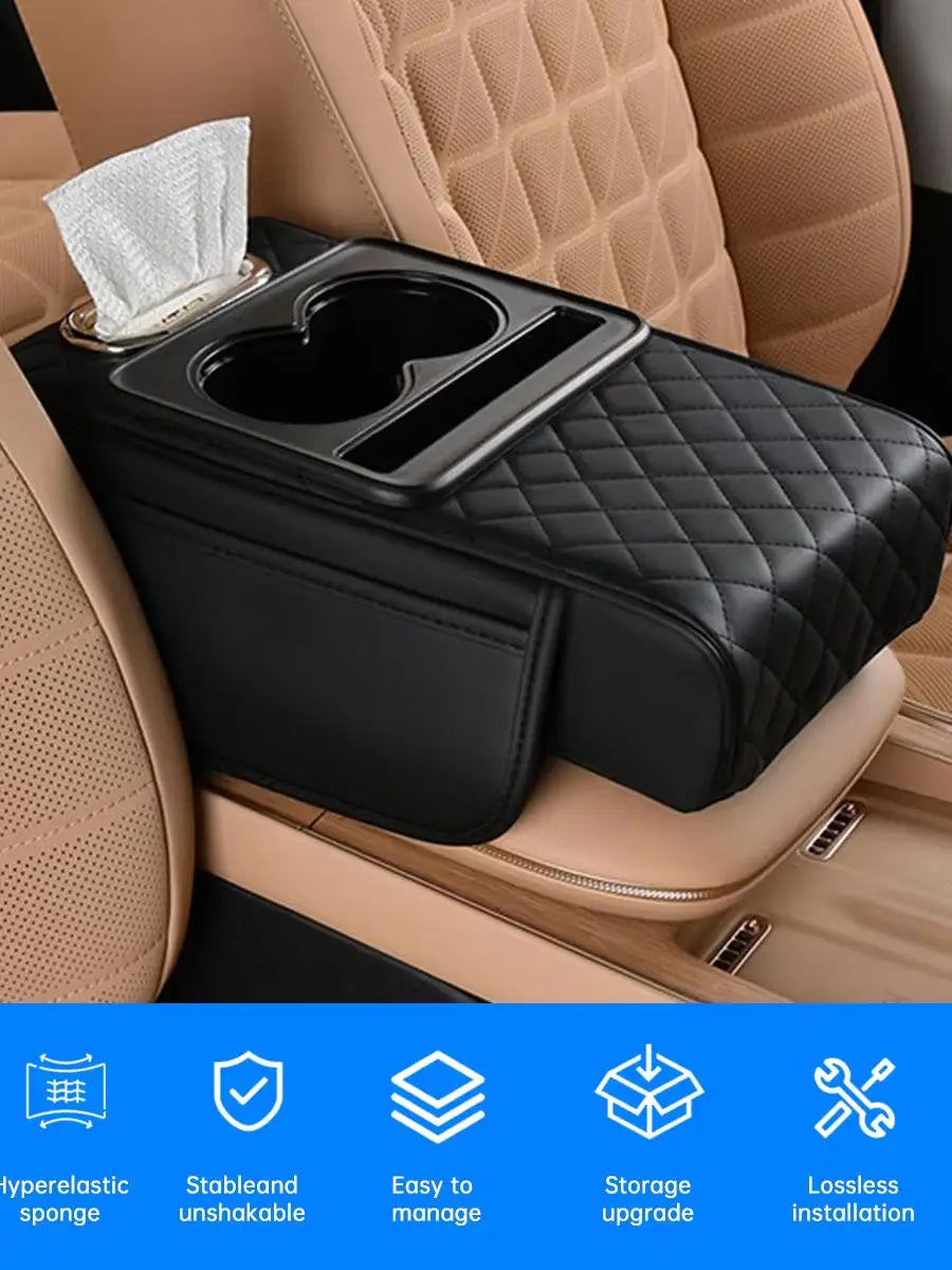 PRAKTIKO CarMate™ — Multifunctional Car Seat Organizer