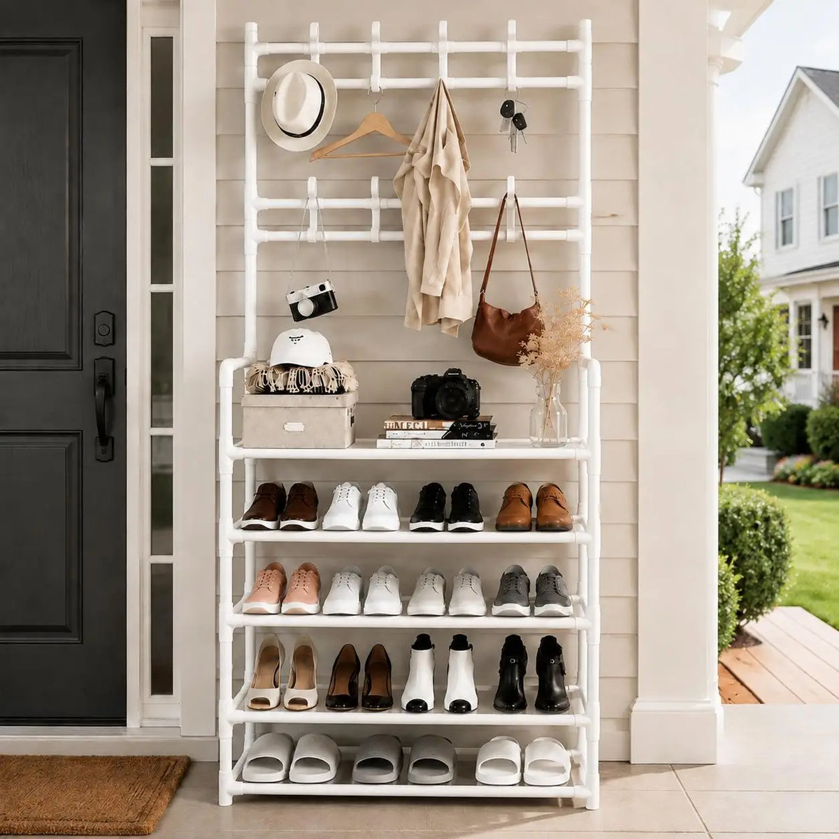 PRAKTIKO SpaceRack™ — 5-Tier Entryway Organizer