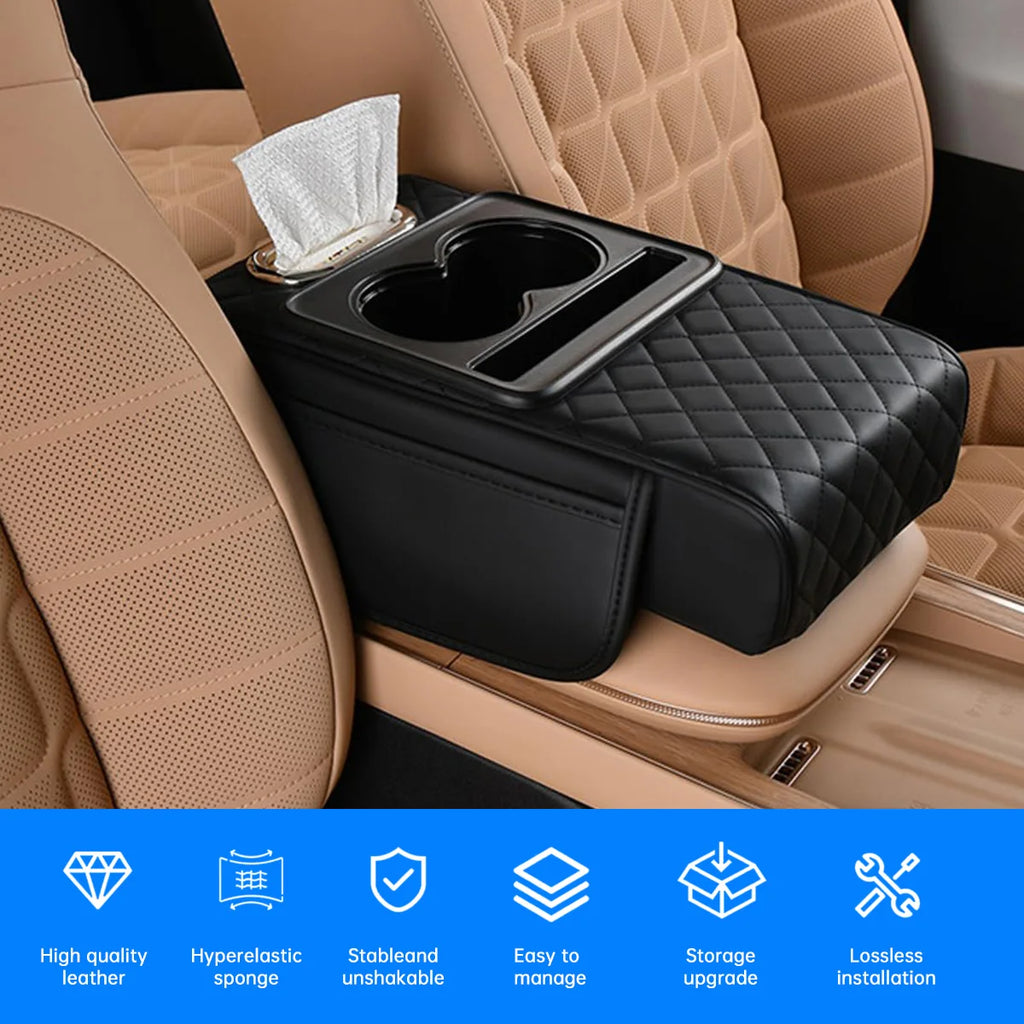 PRAKTIKO CarMate™ — Multifunctional Car Seat Organizer
