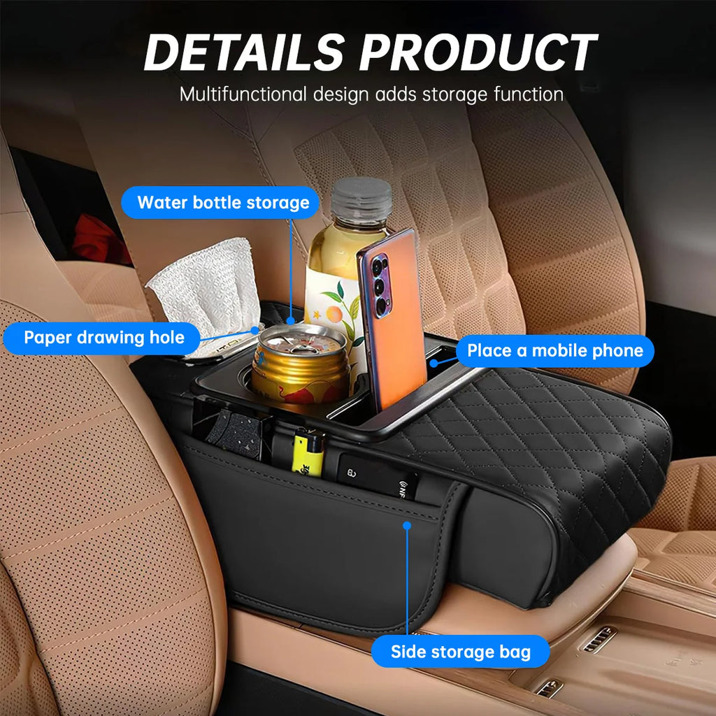 PRAKTIKO CarMate™ — Multifunctional Car Seat Organizer